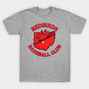 Defunct Columbus Redbirds Baseball Team T-Shirt